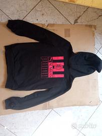 felpa con cappuccio Milan calcio bambino