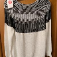 Maglioncino bianco e nero