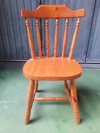 N. 4 SEDIE RUSTICHE MOD. OLD AMERICA