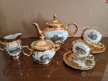 Porcellana Bavaria con finiture in Oro Zecchino