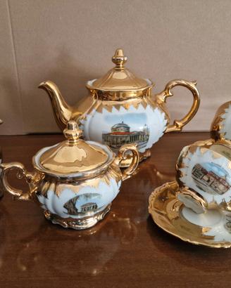 Porcellana Bavaria con finiture in Oro Zecchino