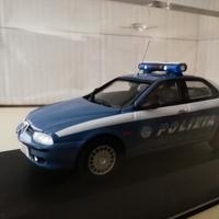 Modellino alfa romeo 156 polizia
