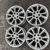 4 - CERCHI IN LEGA OPEL 7X17 5X110 ET39