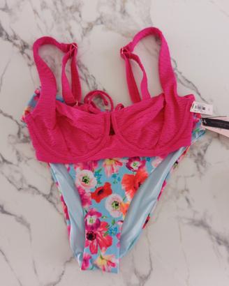 Bikini Victoria's Secret florale Rosa
