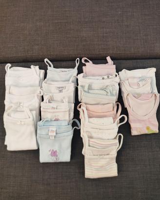 lotto body bambina 18/24 mesi 86 cm
