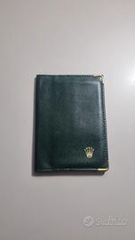 Porta documenti Rolex in pelle 