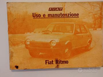 MANUALE FIAT RITMO USO E MANUTENZIONE