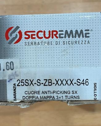 Nucleo Securemme Securmap serie 25 sinistro