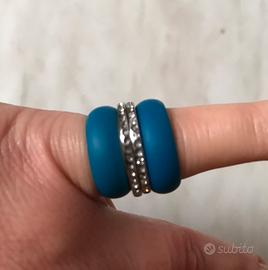 Hip pop anello fascia coll. happy loop fedine blu