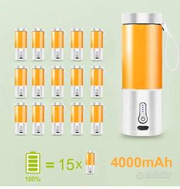 fruttalore portatile ricaricabile