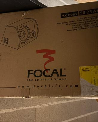 Subwoofer focal
