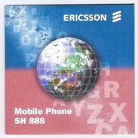 Ericsson CD software telefono cellulare SH 888