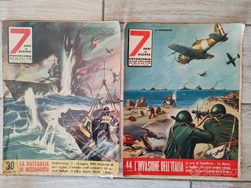 Riviste 7 anni in guerra Fotostoria WW2  militaria