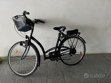 bicicletta decathlon elops 3 citybike b twin