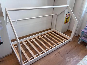 LETTO MONTESSORIANO A FORMA DI CASA NUOVO!