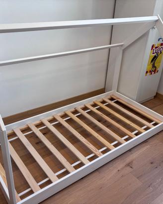 LETTO MONTESSORIANO A FORMA DI CASA NUOVO!