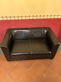 Divano in pelle 2 posti