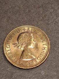 Sterlina Oro 1964 Elisabetta II