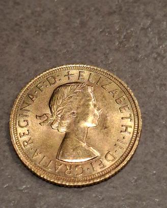 Sterlina Oro 1964 Elisabetta II