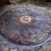 Tappeto Orientale rotondo diam. 230 Azzurro/Beige