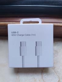 Cavo Ricarica Rapida 60W per iPhone 15 16 MacBook 