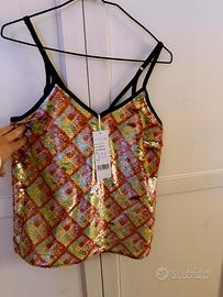 Top paillettes anonyme