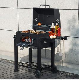 Barbecue con doppia griglia di cottura. NUOVO! 