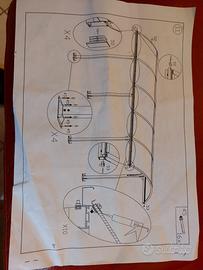 Carport in alluminio copertura in policarbonato