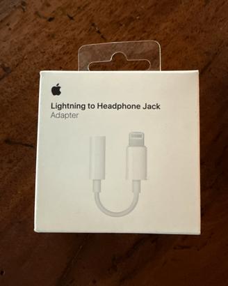 Adattatore Lightning - jack cuffie (aux) 3,5mm