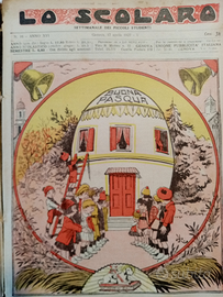 Lo scolaro settimanale 1927 rilegato in un volume