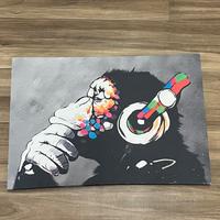 Stampa su tela quadro Bansky