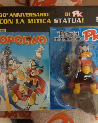 Topolino 3668 e statua PK