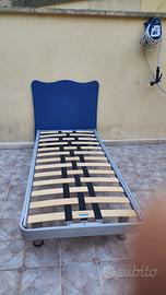 letto singolo con spalliera