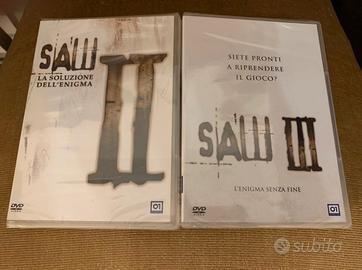 Lotto 2 DVD Saw II e Saw III - sigillati