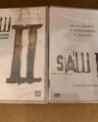 Lotto 2 DVD Saw II e Saw III - sigillati