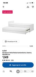 Letto singolo Ikea