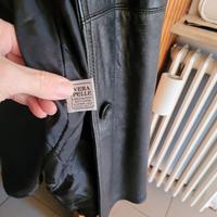 giacca uomo in pelle nera