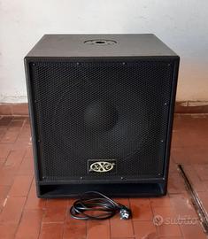 Subwoofer attivo amplificato dj live karaoke feste