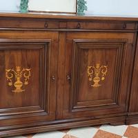 credenza noce intarziata nuova