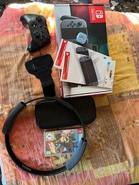 Nintendo Switch + Ring Fit Adventure e accessori