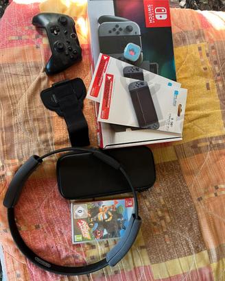Nintendo Switch + Ring Fit Adventure e accessori
