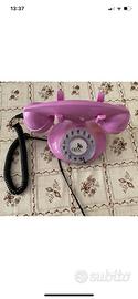 Telefono fisso colore rosa