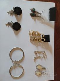 Orecchini bigiotteria. Vendibili anche separatamen