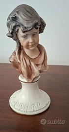 Busto Fanciullo in Porcellana Capodimonte Numerato