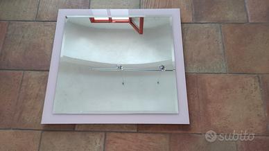 SPECCHIO ROSA RETTANGOLARE