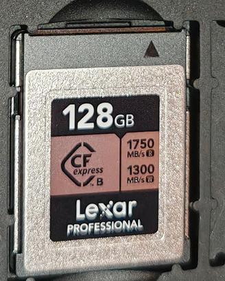 CF Lexar professional 128 GB