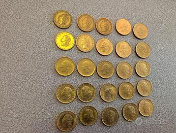 Monete Lotto 20 Lire Italiane 57-90