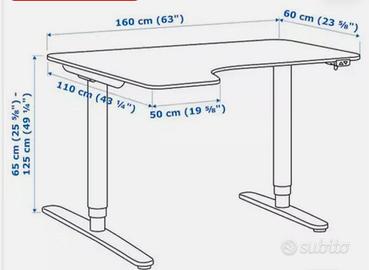 Scrivania Ikea bekant