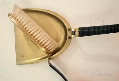 Crumber raccogli briciole vintage in ottone