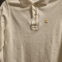 Polo manica lunga bianca Benetton